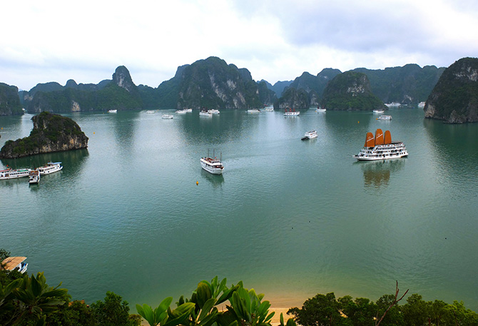 3 Days Paddling on Halong Bay with Huong Hai Junk