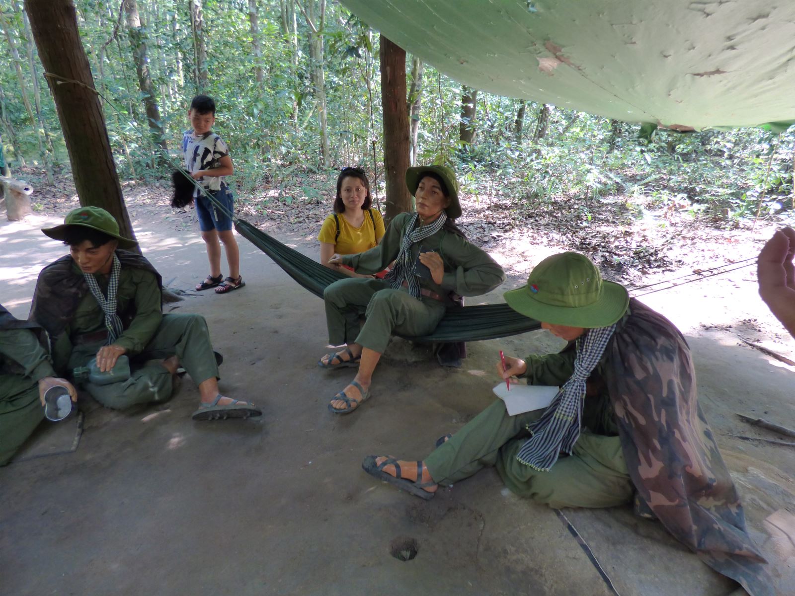 Half day tour Cu Chi Tunnels by motor boat 