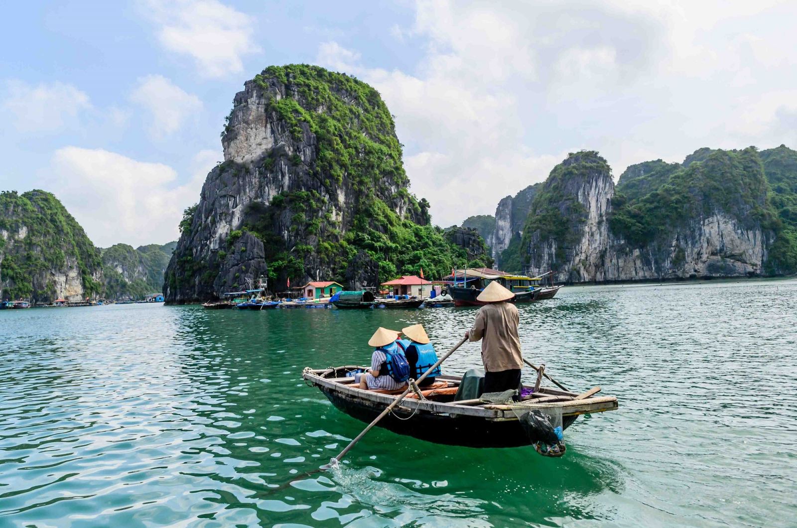 small boat from fishman village